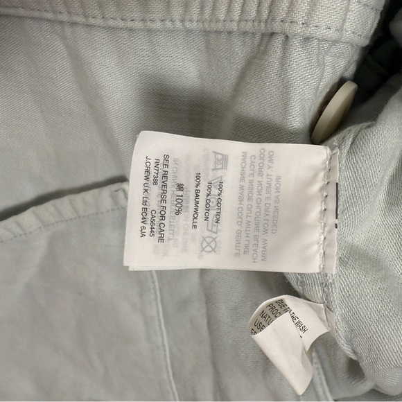 Madewell x As Ever Cotton Utility Workwear Jumpsuit Sage Green Blue NWT XL - Picture 10 of 13